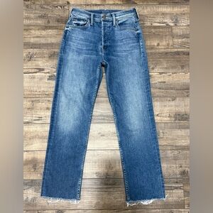 Mother The Tomcat Ankle Fray Jeans 28